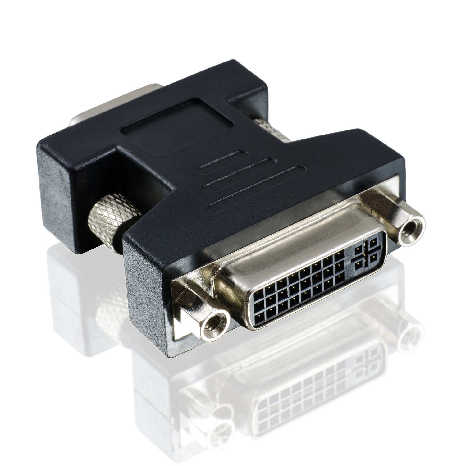 Adapter DVI-I 24+5 Buchse auf VGA Stecker 15 polig Monitoradapter PC TFT Monitor