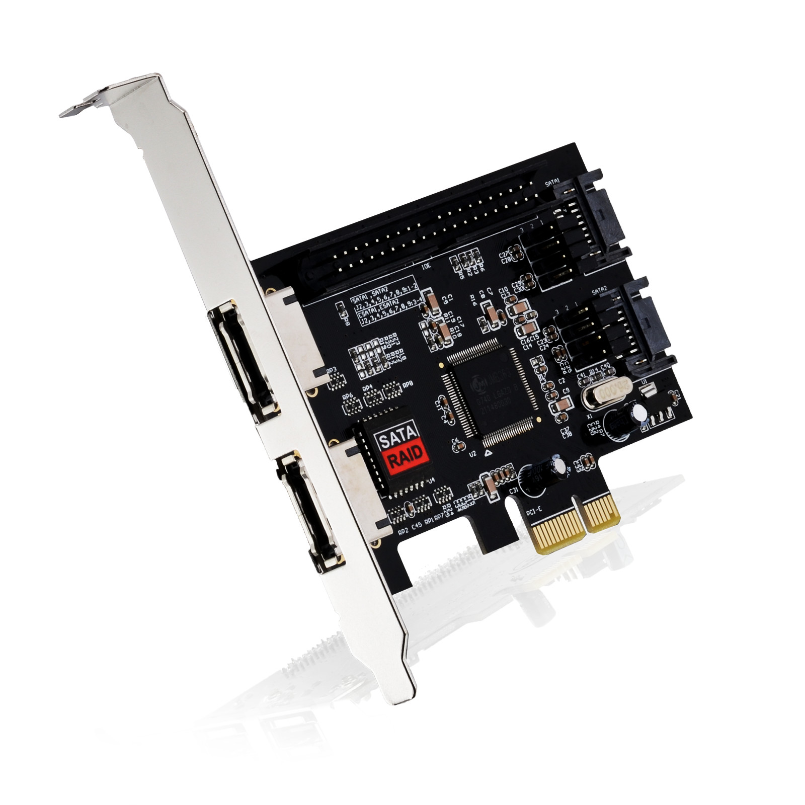 PCIe SATA + IDE Controller Card PCI Express Serial ATA interface eSATA