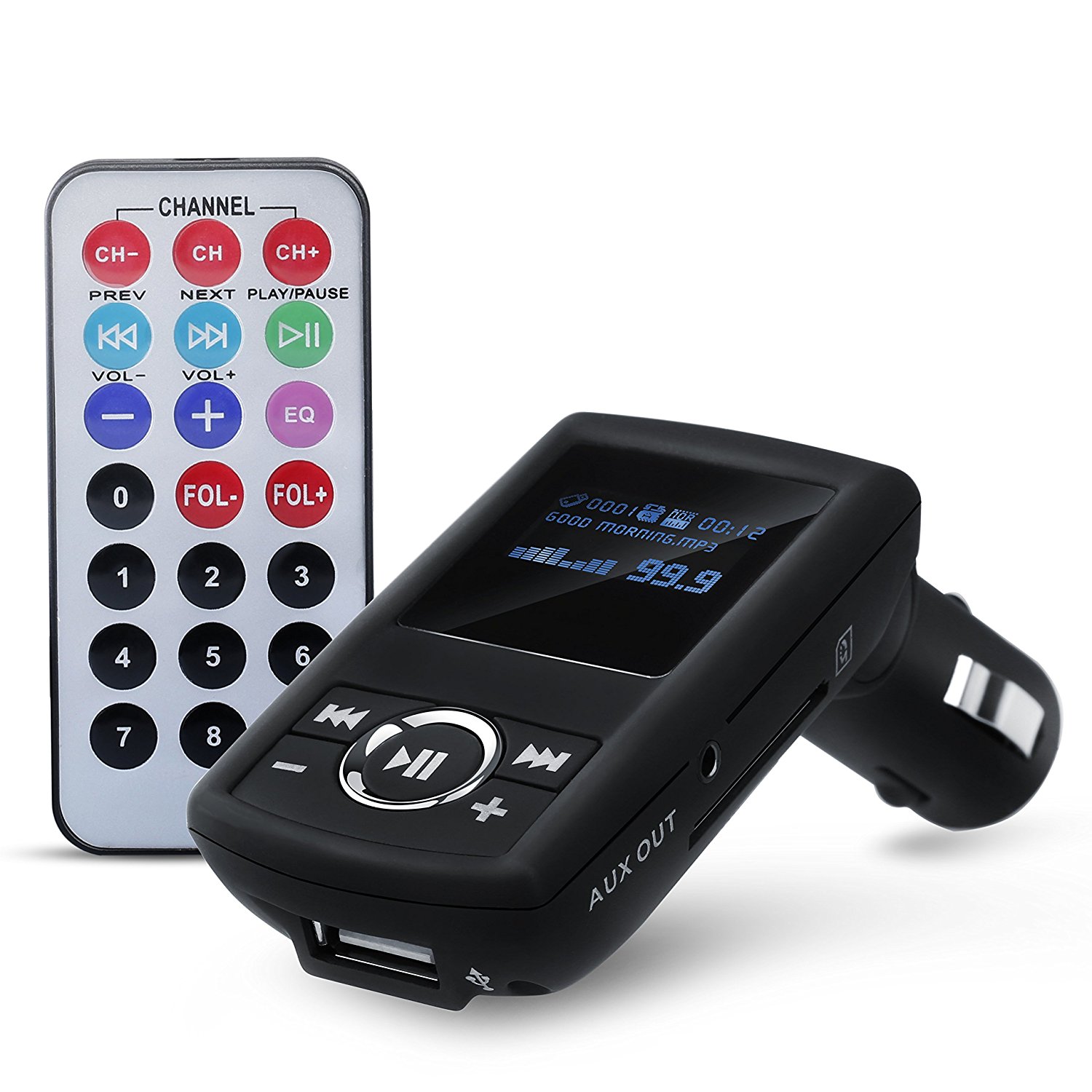 KFZ FM Transmitter USB SD MMC MP3 Radio eBay