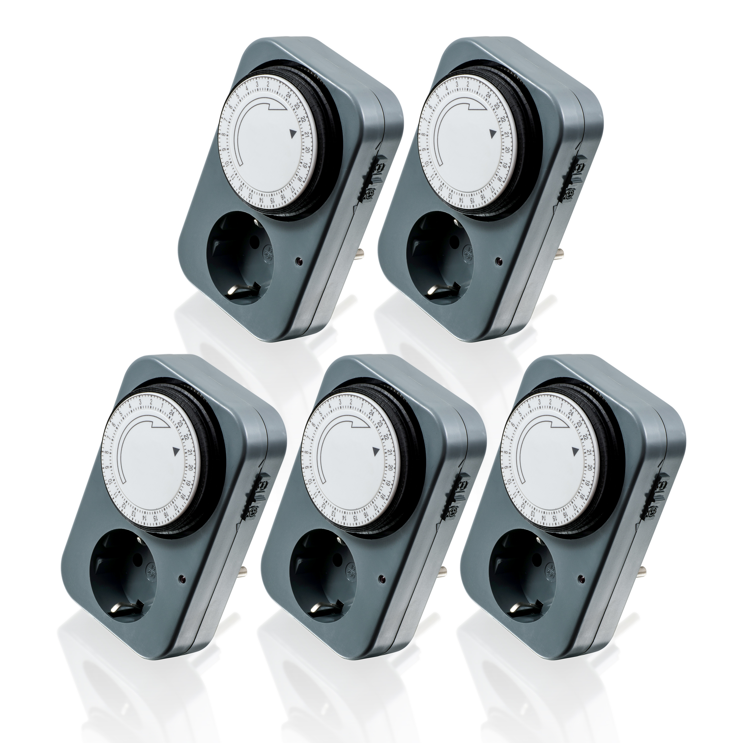 24-Stunden-Programm Plug in Timer mechanisch Kinderschutz Zeitschaltuhr