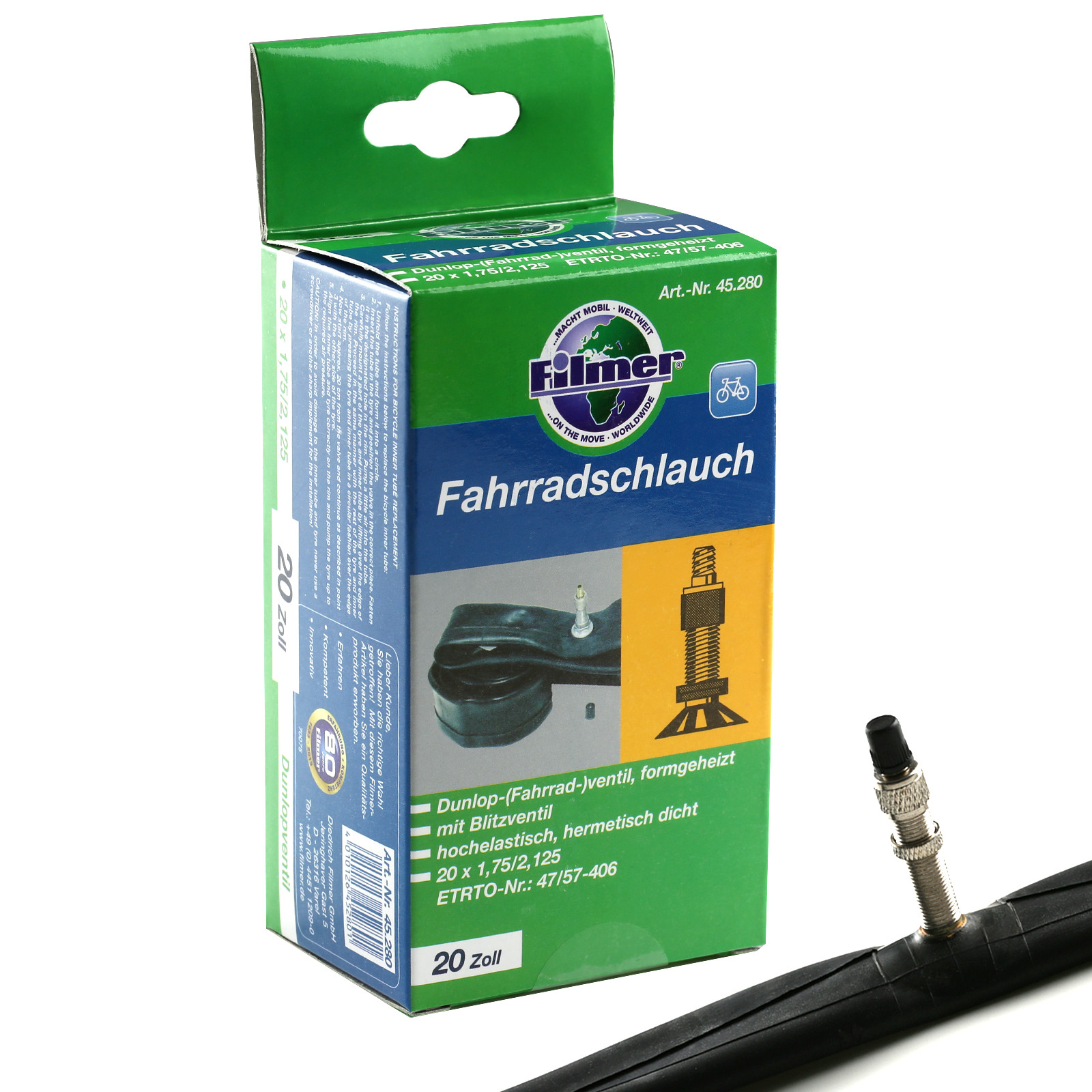 20 zoll fahrrad schlauch
