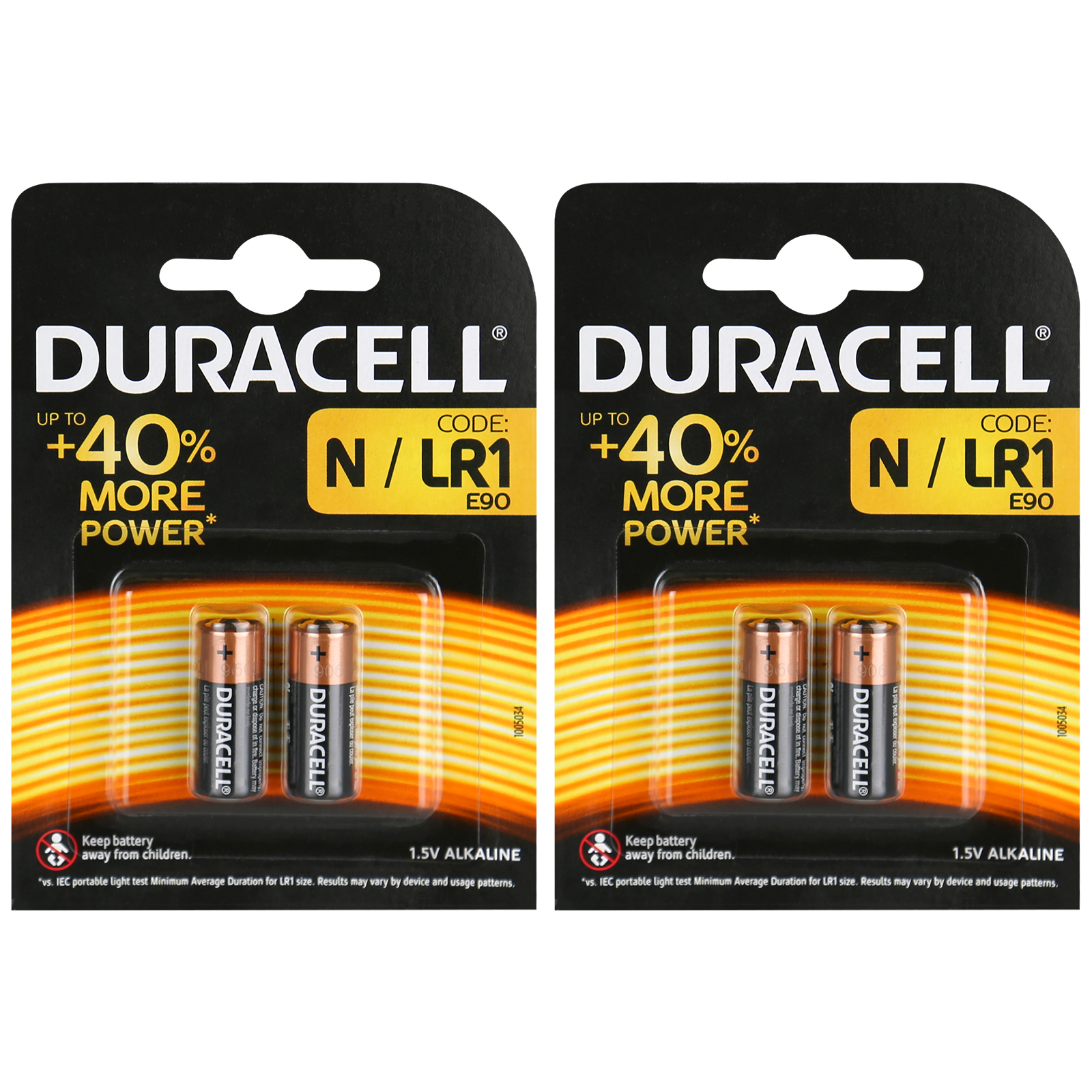 4x Duracell Batterie 1 5 V Alkaline Lady N Lr1 Mn9100 E90 L1129 4001 4