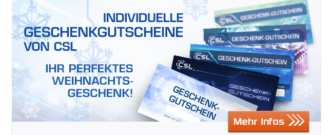 Geschenkgutscheine von CSL - Ihr perfektes Weihnachtsgeschenk!