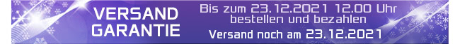 Versandgarantie bei unseren Wochenangeboten!