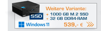Mini PC - ASUS PN41 / 32GB / 1000 GB M.2 SSD