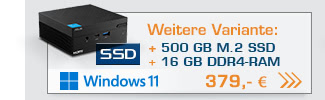 Mini PC - ASUS PN41 / Windows 11 Home / 500GB+16GB
