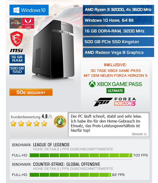 CSL  Sprint X5823 (Ryzen 3)