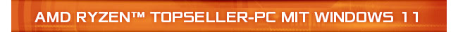 AMD Ryzen Topseller-PC mit Windows 11!