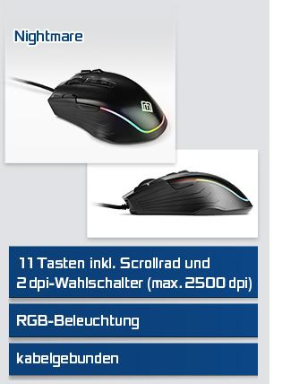 BoostBoxx Gaming Maus Nightmare