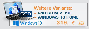 Notebook CSL R'Evolve C14i v2 / 240GB / Windows 10 Home
