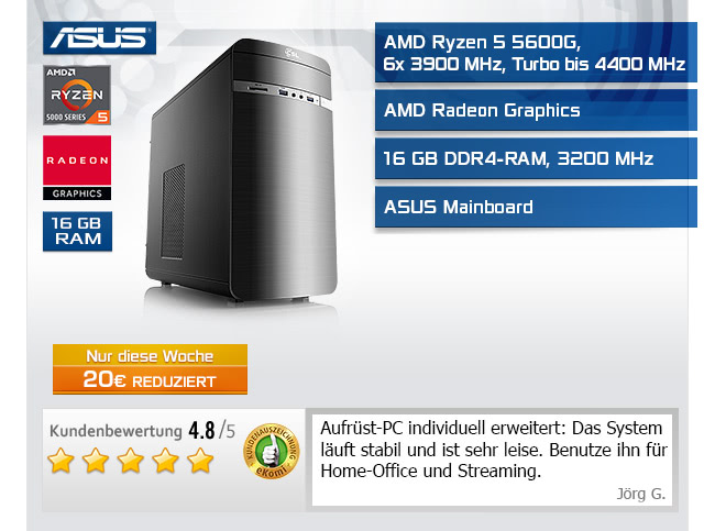 AufrÃ¼st-PC 940 - AMD Ryzen 5 5600G 