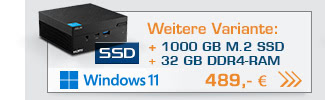 Mini PC - ASUS PN41 / Windows 11 Home / 1000GB+32GB