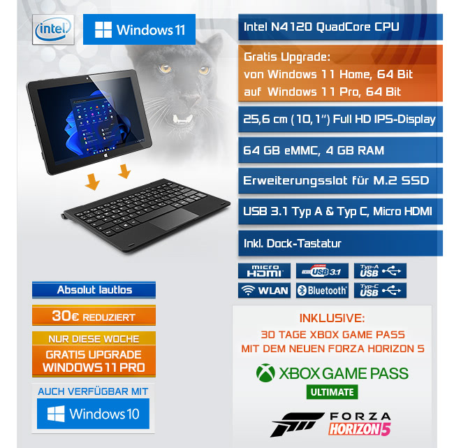 CSL Panther Tab HD USB 3.1 64GB
